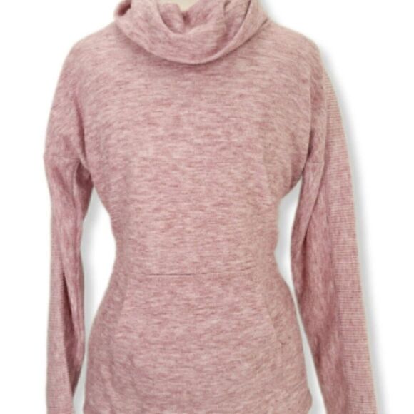 Women's Sonoma Pink Oversized Cowl Neck Sweatshirt Top Size PS - Picture 11 of 11